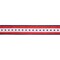 LaRibbons 1 1/2" Wired Ribbon | Natural Patriotic Blue Star | 10 Yard Spool